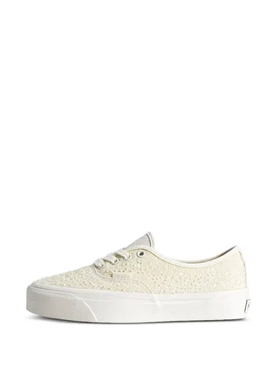 Vans Authentic Beaded Sneakers In White