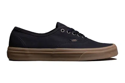 Pre-owned Vans Authentic Black Light Gum In Black/light Gum