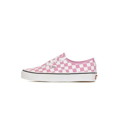 Vans Authentic Checkerboard Orchid/true White Women's Low Shoe In Multi