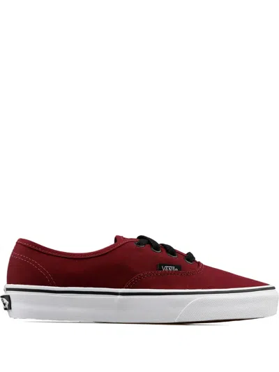 Vans Authentic Classic Lace-up Sneakers In Red