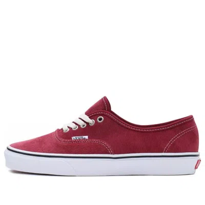 Vans Authentic Corduroy 'red' In Multi