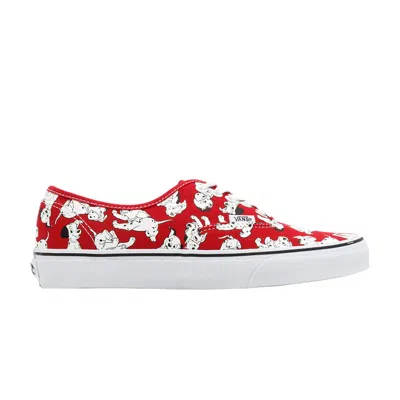 Pre-owned Vans Authentic 'dalmatians' In Red