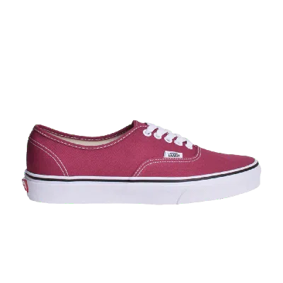 Pre-owned Vans Authentic 'dry Rose' In Red