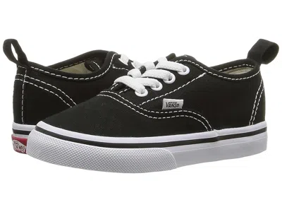 Vans Authentic Elastic Lace (toddler) Kids Shoes (elastic Lace) Black/true White : 7.5 Toddler M, Canvas In Multi