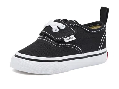Vans Authentic Elastic V (infant/toddler) Kid's Shoes Black : 8 Toddler M, Canvas In Multi