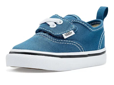 Vans Authentic Elastic V (infant/toddler) Kid's Shoes Navy : 7 Toddler M, Canvas In Multi