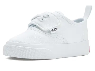 Vans Authentic Elastic V (infant/toddler) Kid's Shoes True White : 6.5 Toddler M, Canvas