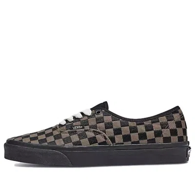 Vans Authentic 'embroidered Checkerboard Black' In Multi