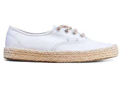 Pre-owned Vans Authentic Espadrille (women's) Sneakers In Black/micro Chip