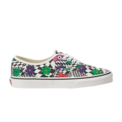 Pre-owned Vans Authentic 'floral Checkerboard' In White