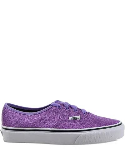 Vans Authentic Glitter Fairy Wren Sneakers In Purple