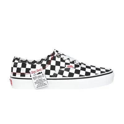 Pre-owned Vans Authentic Hc 'diy - Checkerboard' In Black
