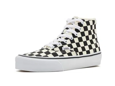Vans Authentic Hi 2.0 (big Kid) Kid's Shoes Checkerboard Black/true White: 4 Big Kid M In Multi