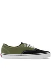 Vans Authentic Lace-up Fastening Sneakers In Green