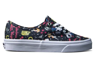 Pre-owned Vans Authentic Las (women's) Sneakers In Black/vegas