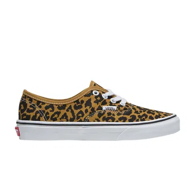 Pre-owned Vans Authentic 'leopard Black' In Brown