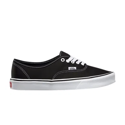 Pre-owned Vans Authentic Lite Canvas 'black'