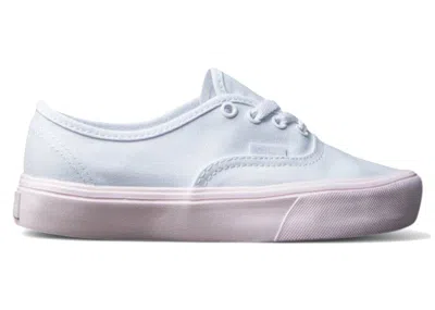 Pre-owned Vans Authentic Lite Pop Pastel (women's) Sneakers In White/pink