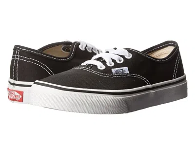 Vans Authentic (little Kid/big Kid) Kids Shoes Black/true White : 13 Little Kid M, Canvas