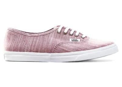 Pre-owned Vans Authentic Lo Pro Floral (women's) Sneakers In Burgundy/white In Multi