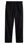 Vans Authentic Relaxed Flat Front Stretch Chinos In Black
