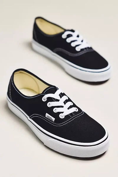 Vans Woman Sneakers Black Size 7 Textile Fibers