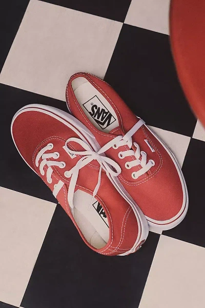 Vans Authentic Low-top Sneakers In Red