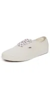 Vans Authentic Lowpro Sneakers Floral Laces Egret