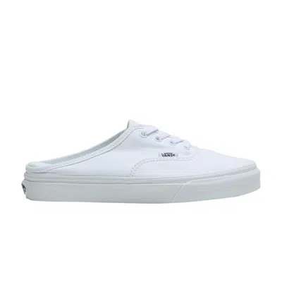 Pre-owned Vans Authentic Mule 'true White'