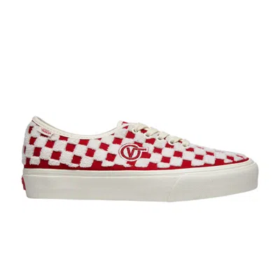 Pre-owned Vans Authentic One Piece Vlt Lx 'embroidered - Racing Red'