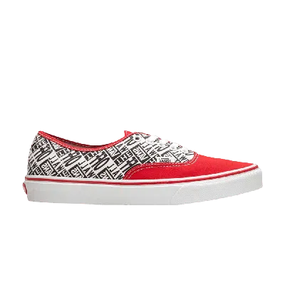 Pre-owned Vans Authentic 'otw Repeat - Racing Red'