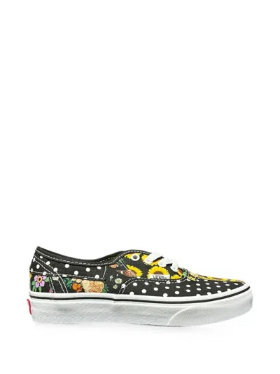 Vans Kids' Authentic Patchwork Sneakers In Black