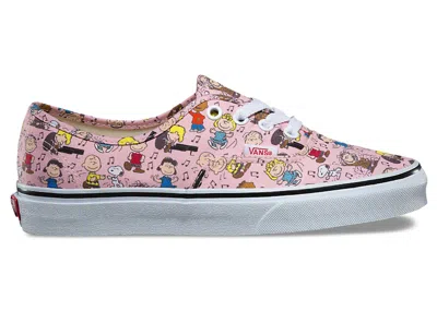 Pre-owned Vans Authentic Peanuts Dance Party Sneakers In Pink