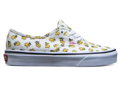 Pre-owned Vans Authentic Peanuts Woodstock (women's) Sneakers In White/pearl