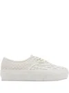 Vans Authentic Platform 2.0 "white Woven" Sneakers In White