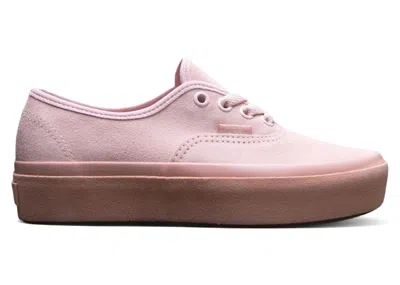 Pre-owned Vans Authentic Platform (women's) Sneakers In Evening Sand/muted Clay