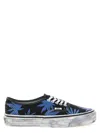 Vans Printed Canvas Authentic Sneakers In Blue