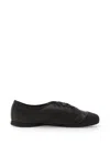 Vans Authentic Prima Leather Sneakers In Black