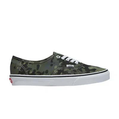 Pre-owned Vans Authentic 'rain Camo Green'