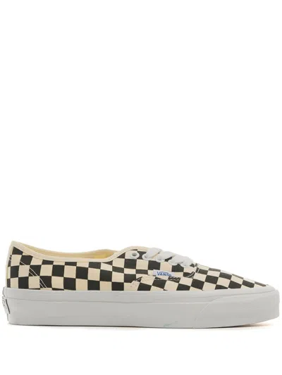 Vans Low-top Canvas Sneakers Checkboard Print In Multi