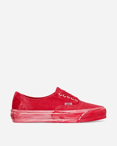 Vans Authentic Reissue 44 Lx Trainers Dip Dye Tomato Puree In Red
