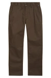 Vans Authentic Relaxed Stretch Chinos In Brown