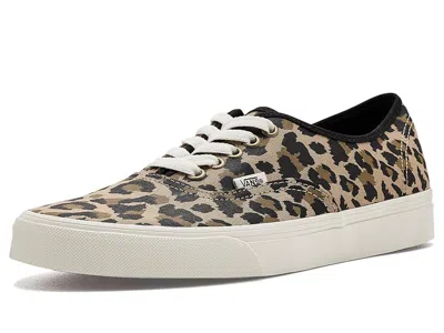 Vans Authentic Skate Shoes Leopard Black/incense: Men's 10 - Women's 11.5 Medium In Animal Print