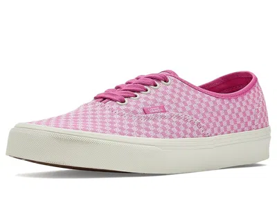 Vans Authentic Skate Shoes Micro Check Pink Fizz :