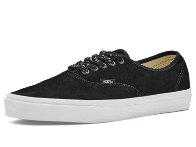 Vans Authentic Skate Shoes Shine Lace Black/true White: Men's 3.5 - Women's 5 Medium