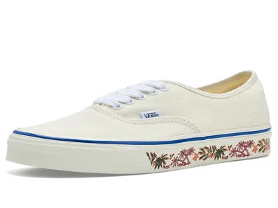 Vans Authentic Skate Shoes Sidewall Print Marshmallow: Men's 11 - Women's 12.5 Medium In White