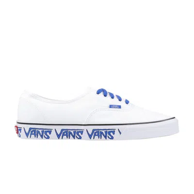 Pre-owned Vans Authentic 'sketch Sidewall' In Blue