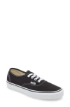 Vans Unisex Authentic Sneaker In Black At Urban Outfitters In Black