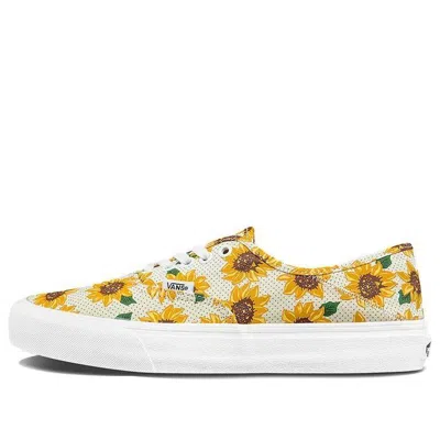 Vans Authentic Trainer Yellow In Multi