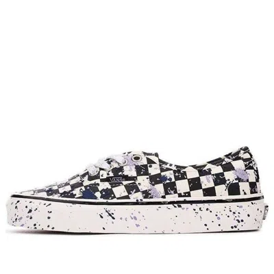 Vans Authentic Sneakers Black White Blackwhitepurple In Multi